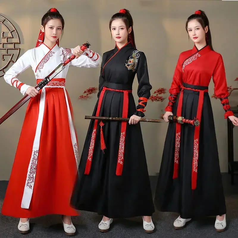 Vintage Fashion Queen - Modern Hanfu Kadın Üst Etek 2