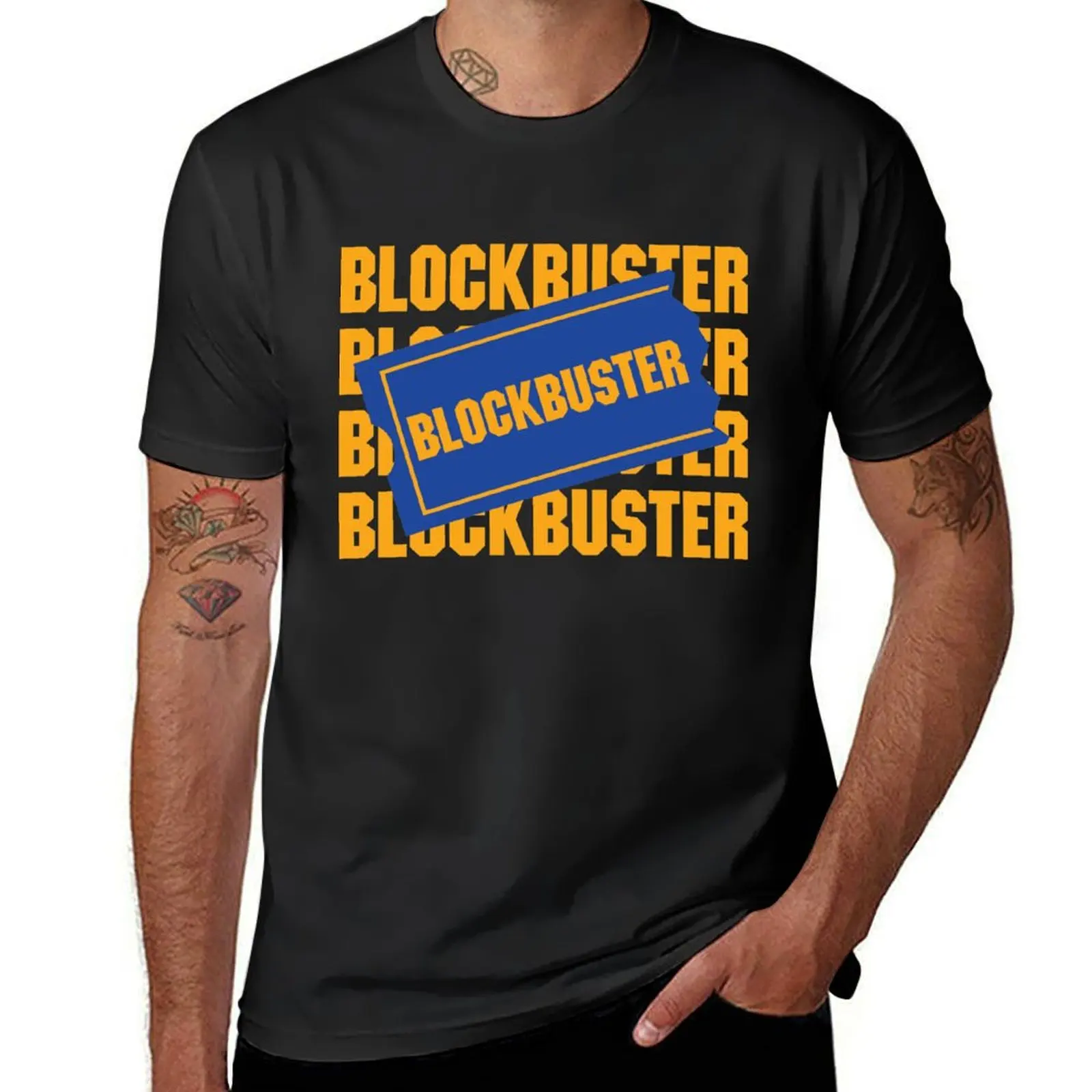 Vintage Fashion Rental - Blockbuster Video kiralama mağaza Logo T-Shirt