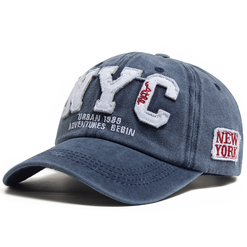 Vintage Fashion Hats - Yeni Vintage büyük mektup NYC beyzbol