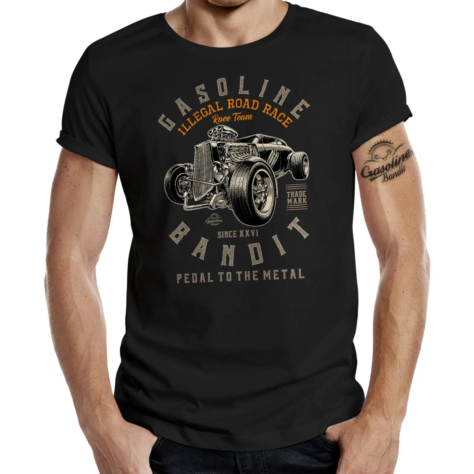 Sponsorlu Reklam Hot Rod Racer - Vintage Fashion Herren incelemesi ve fiyatı