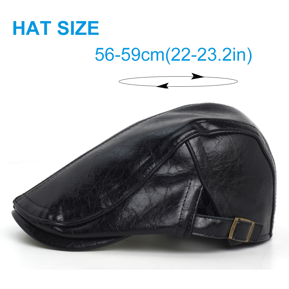 PU Gazeteci Şapkası Erkek Kadı - Vintage Fashion Hats incelemesi ve fiyatı