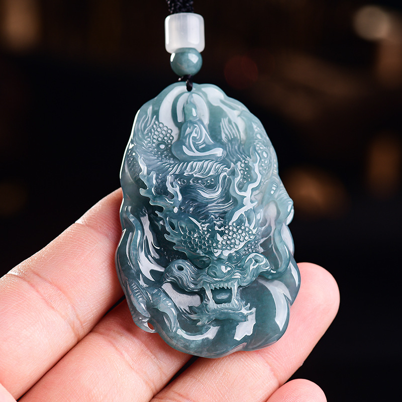Doğal Birmanya Jadeite Ejderha - Vintage Fashion Luxury incelemesi ve fiyatı