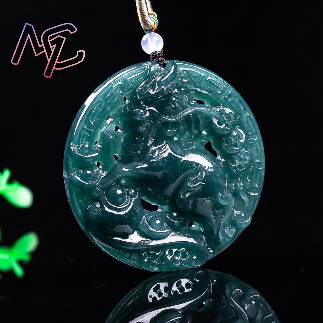 Myanmar Jadeite Ejderha Kolye  - Vintage Fashion Luxury incelemesi ve fiyatı