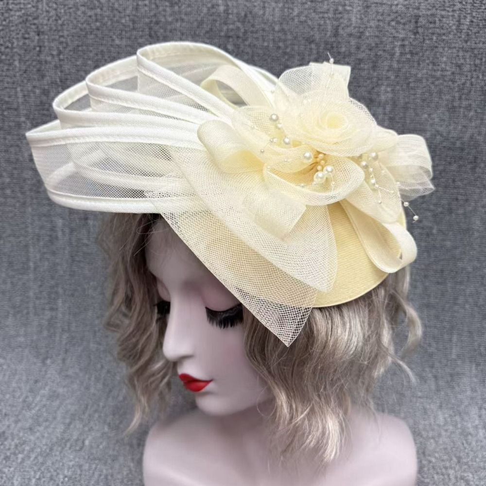 Yeni Sinamay Kadın Fasöner Şap - Vintage Fashion Hats incelemesi ve fiyatı