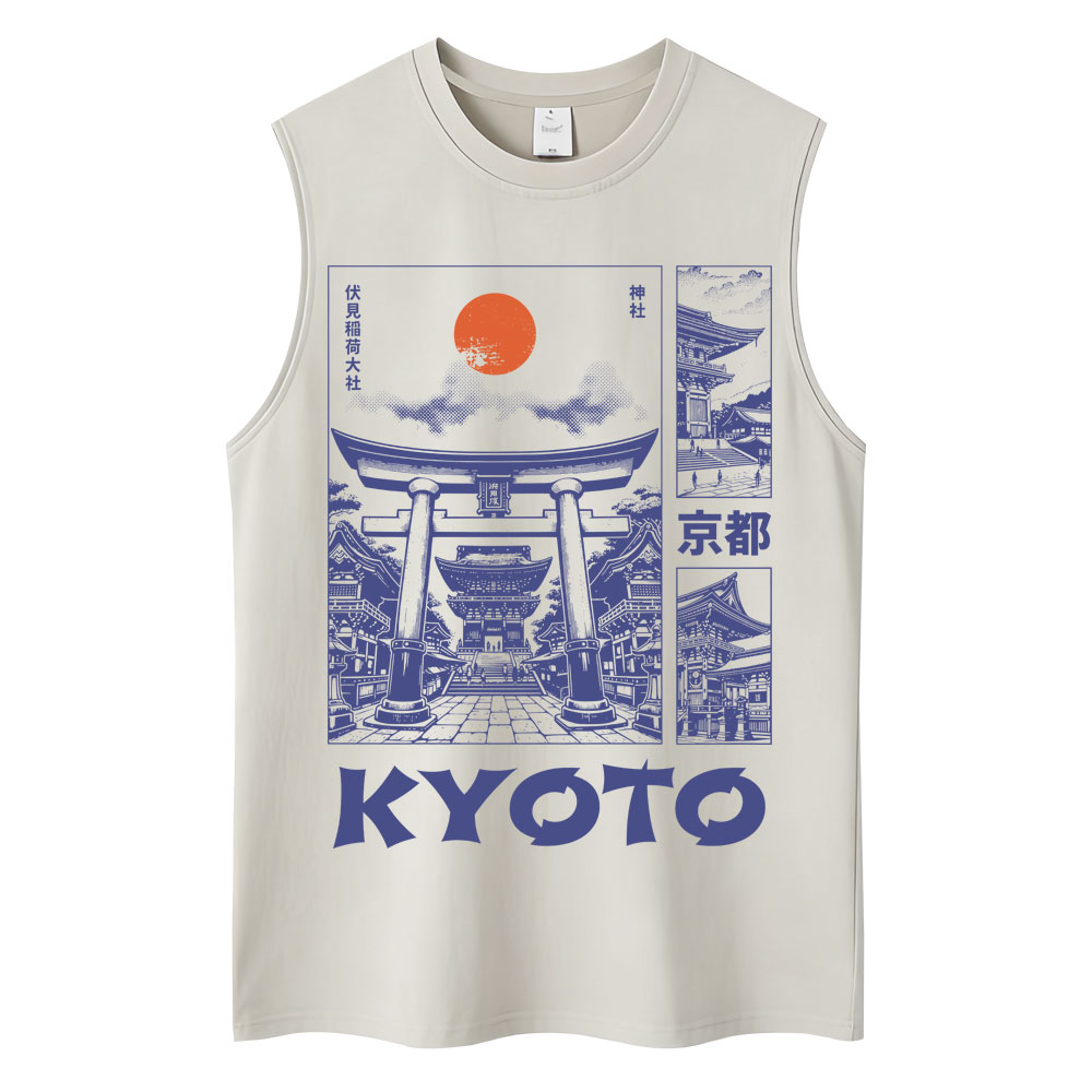 Japon tarzı Kyoto grafik tankı - Vintage Fashion Kyoto incelemesi ve fiyatı