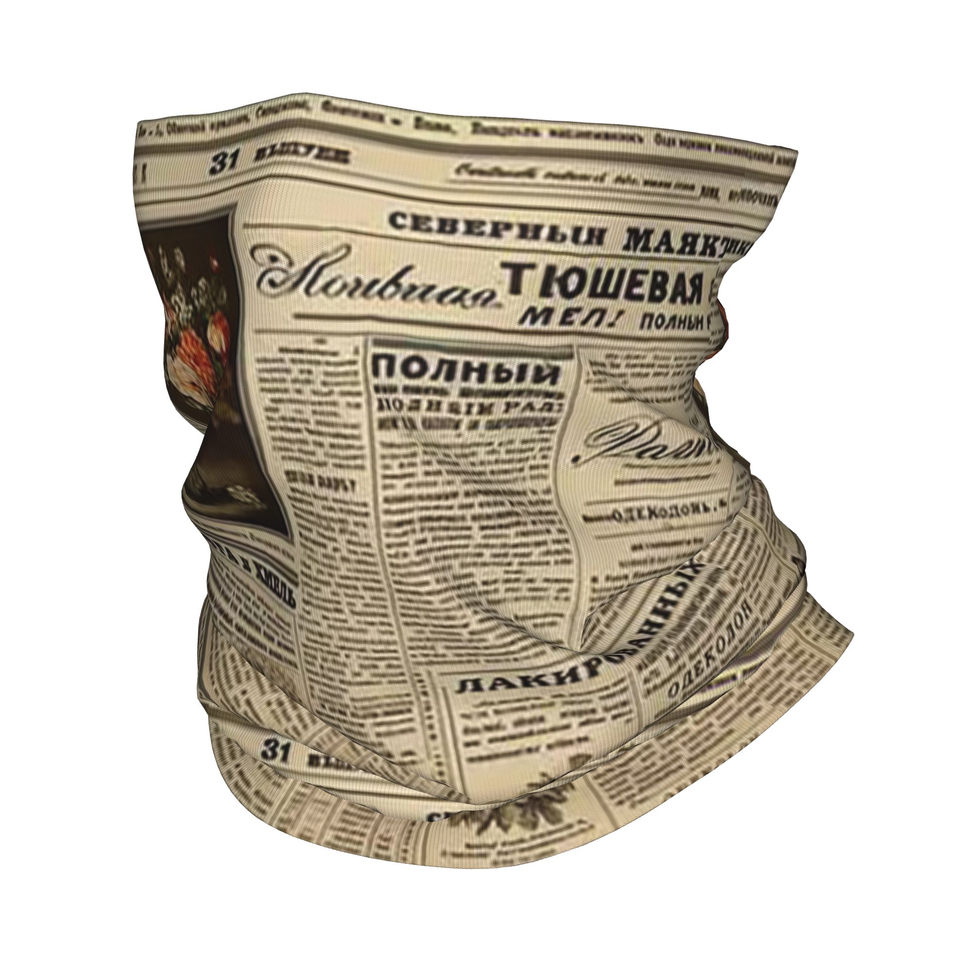 Vintage Gazete Baskılı Bandana - Vintage Fashion Newspaper incelemesi ve fiyatı